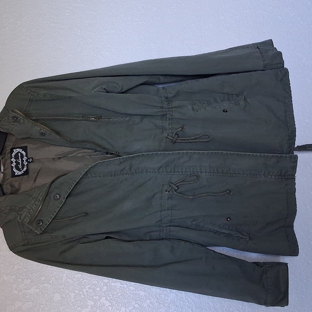 Ambiance Olive Green Hooded Jacket